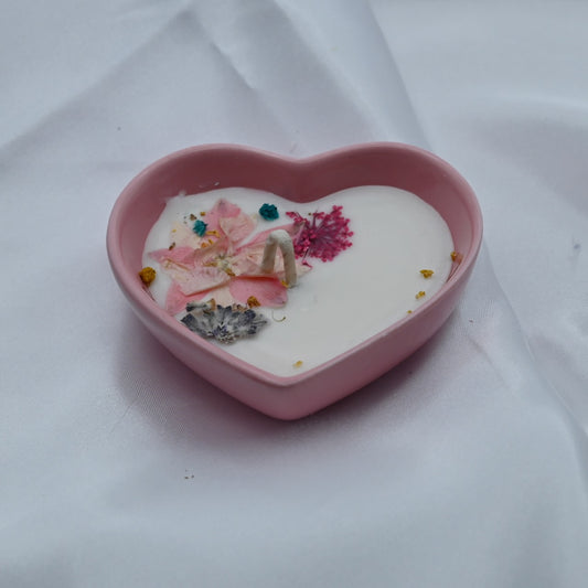 Cupid’s Ember Mini Heart Candle | Valentine Favor