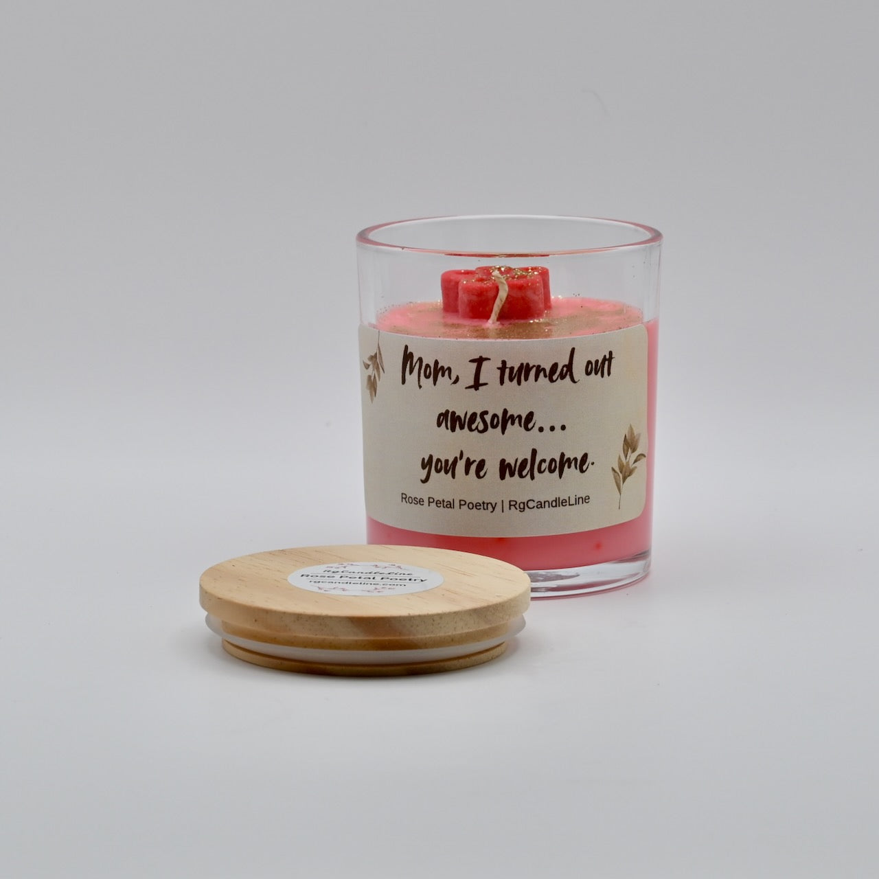 Aromatic candle with message - Large Jar