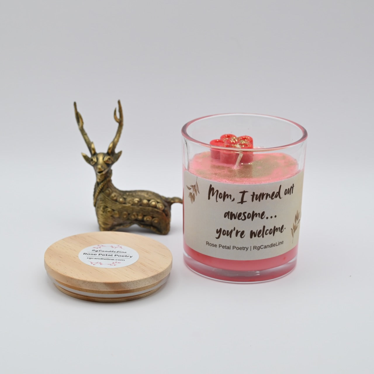 Aromatic candle with message - Large Jar