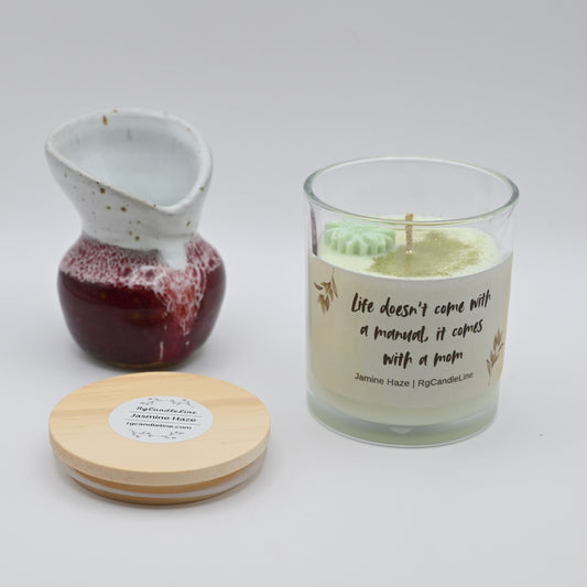 Aromatic candle with message - Large Jar